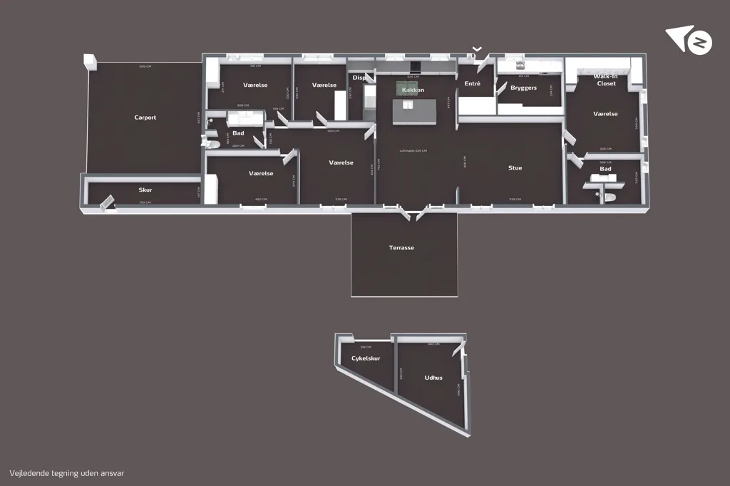 Plaan - Elegant Villa with Smart Home in Køge