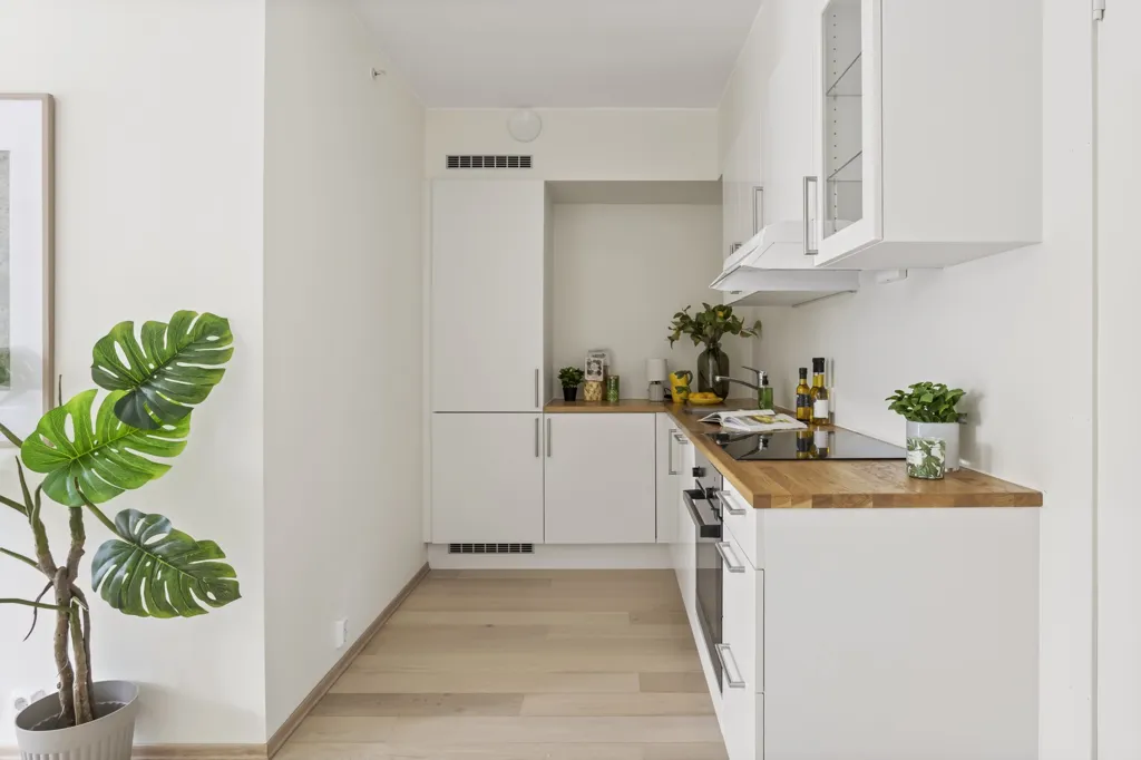 Cuisine - Modern 2-Bedroom Apartment with Terrace in Nesttun