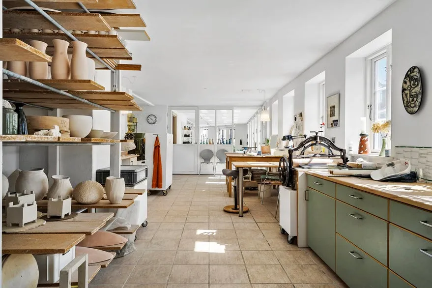 Buanderie - Renovated Property with Shop and Workshop in Ebeltoft