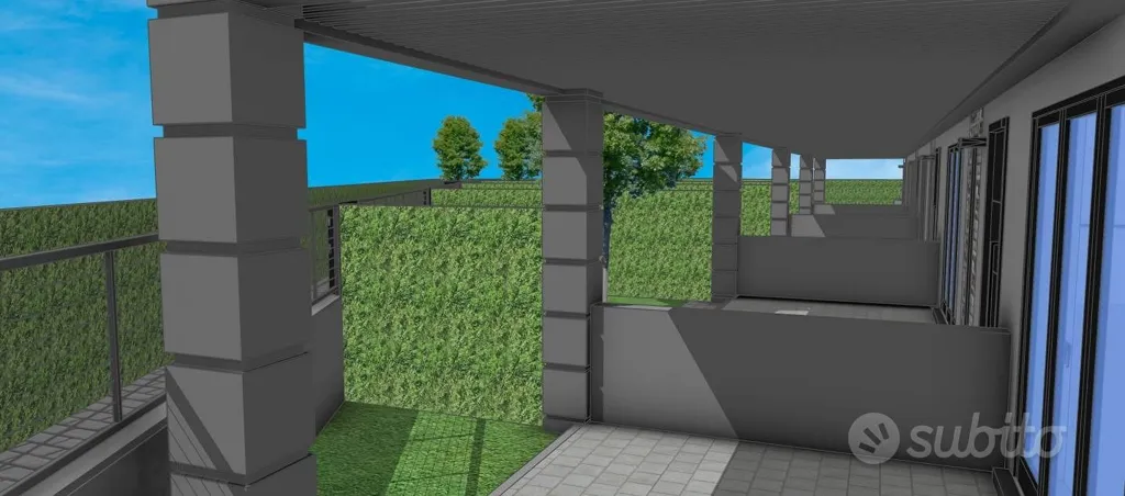 New Quadruplex with Balcony in Pieve a Nievole