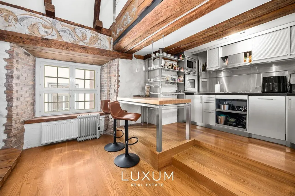 Kitchen - Loft with Sauna in Tallinn Old Town