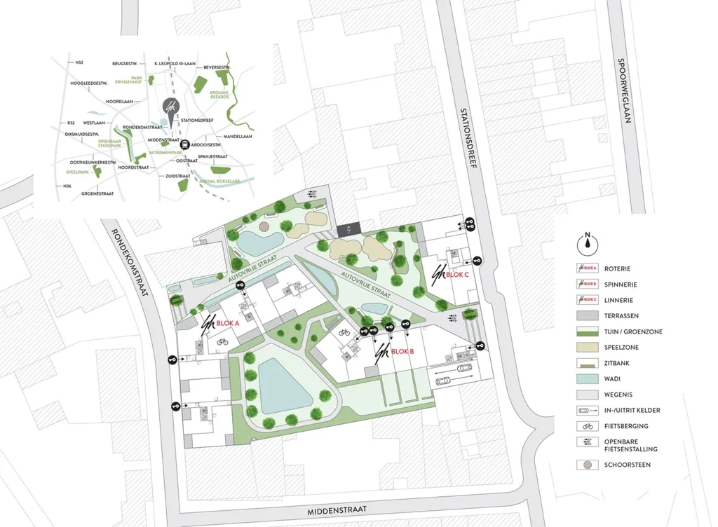 New Apartments with Underground Parking in Roeselare