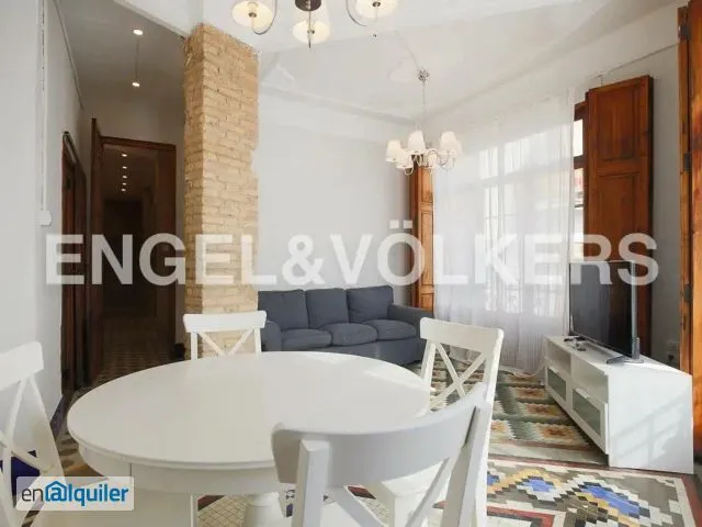 Sala da pranzo - Furnished Flat with Elevator in Ciutat Vella