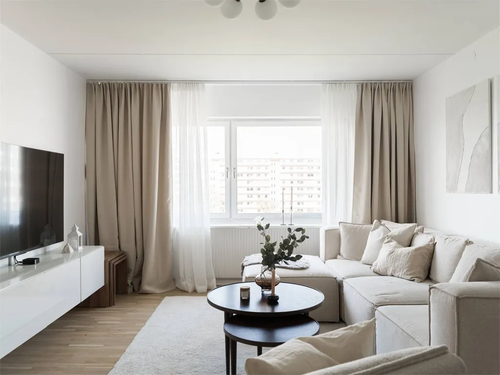 Séjour - Renovated Apartment with Balcony in Lindeborg