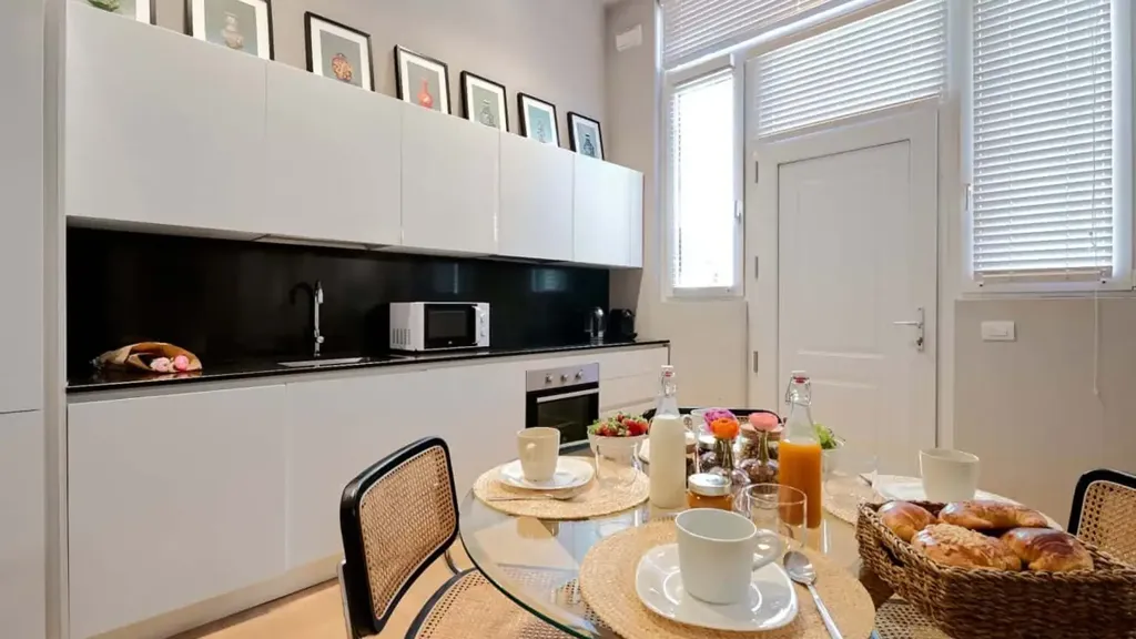Köök - Loft with Central Heating in Milan's Chinatown