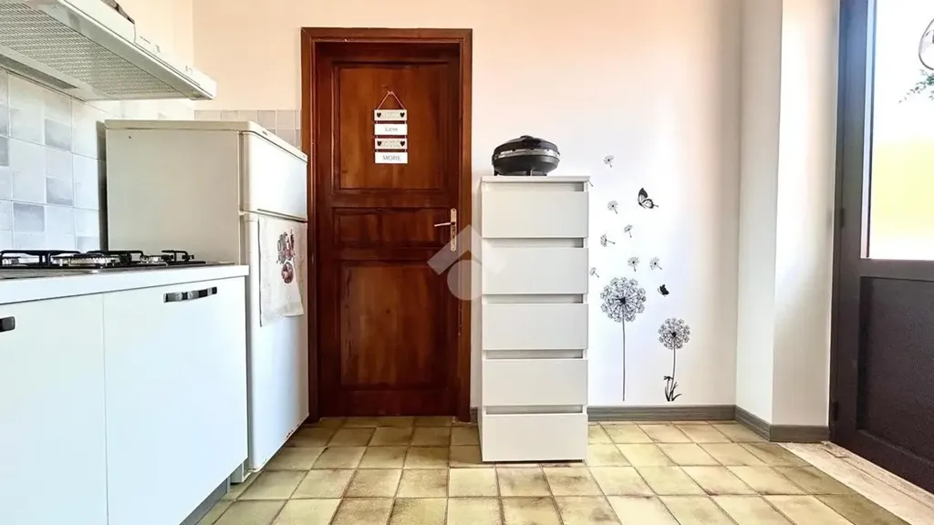 Köök - First Floor Apartment with Terrace in Scalea