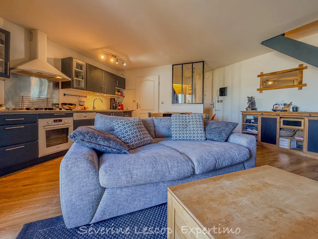 Séjour - Duplex T3 avec Terrasse à Vannes Cliscouët