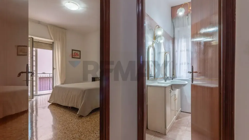 Bedrooms - Apartment with Balconies in Cappuccini, Viterbo