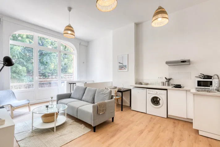 Séjour - Studio Refait à Neuf au Centre de Tourcoing