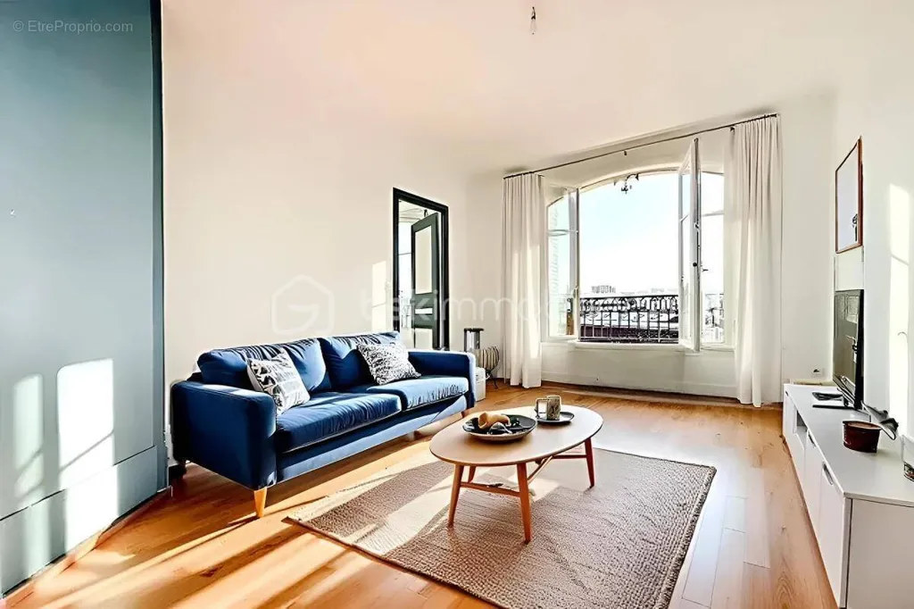 Séjour - Appartement ensoleillé avec Vue Dégagee à Malakoff