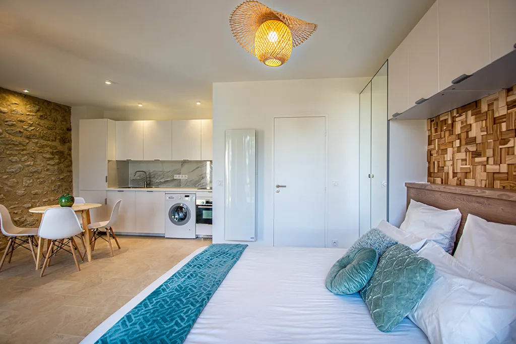 Camere da letto - Architect-Designed Studio with West Terrace in Gaubert