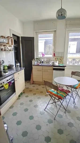 Cucina - Five-Bedroom Apartment in Colmar