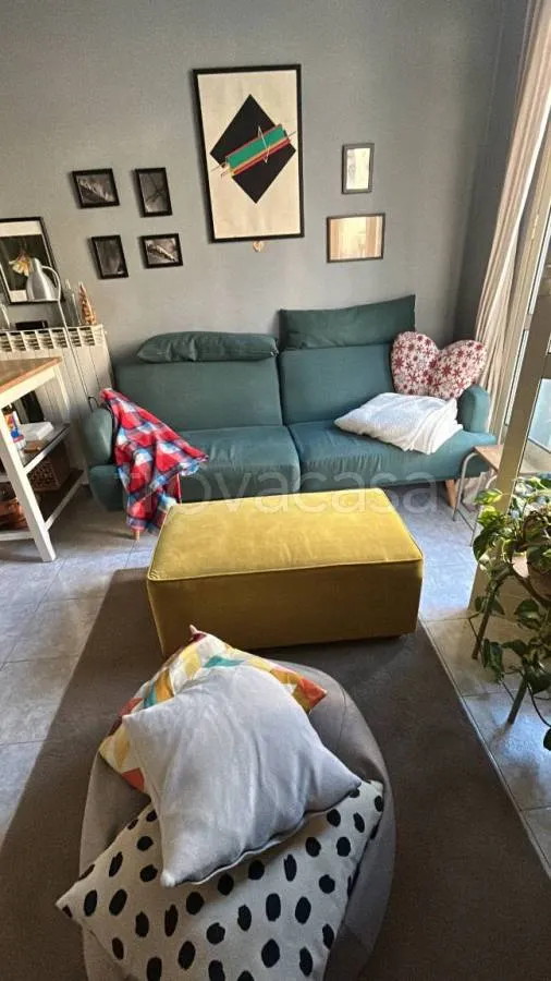 Séjour - Apartment with Balcony Views in Torino