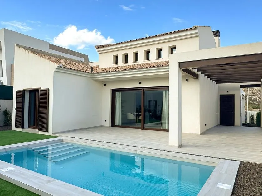 Pool - Villa with Private Pool in Algorfa, Alicante