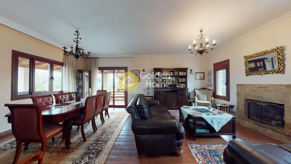 Salle à manger - Detached Villa with Unobstructed Views in Vravrona