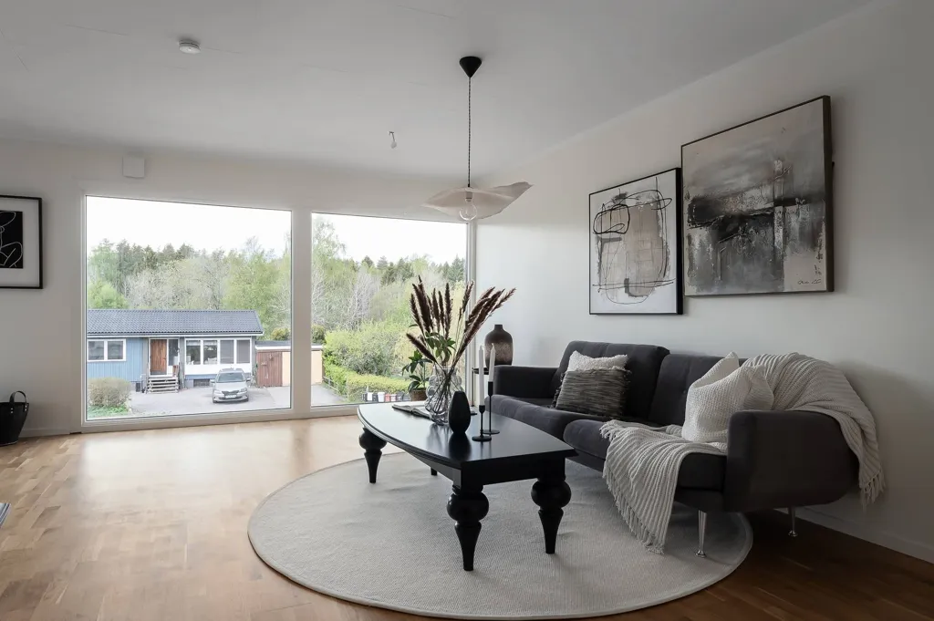 Séjour - Renovated Villa with Fireplace in Grödby
