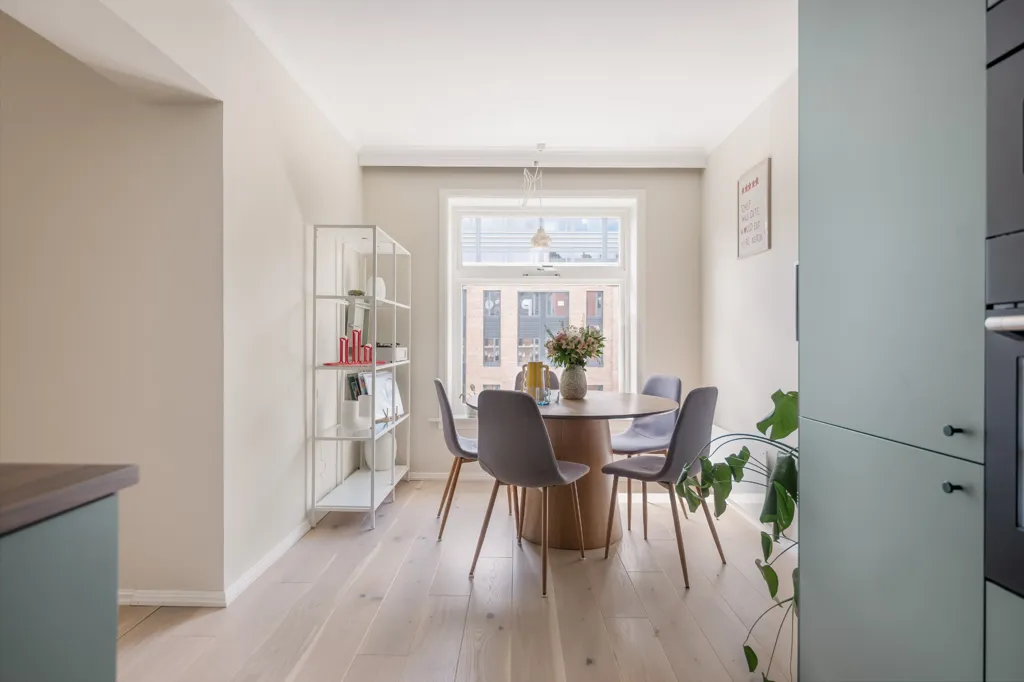 Sala da pranzo - Modernised Flat with Garden View in Oslo