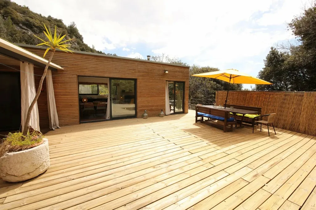 Terrasse - Villa Vue Mer avec Piscine à Eze Village