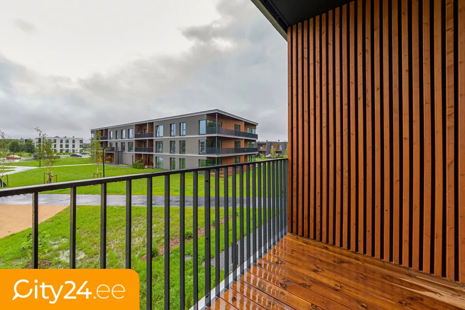 Balcon - Minimalist 2-Room Flat with Balcony in Tiskreoja