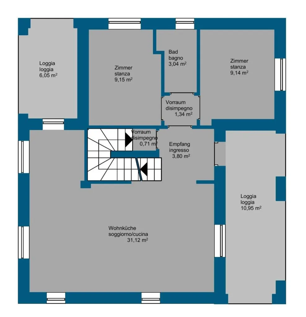 Planimetria - Modern Villa with Solar Panels in Reggello