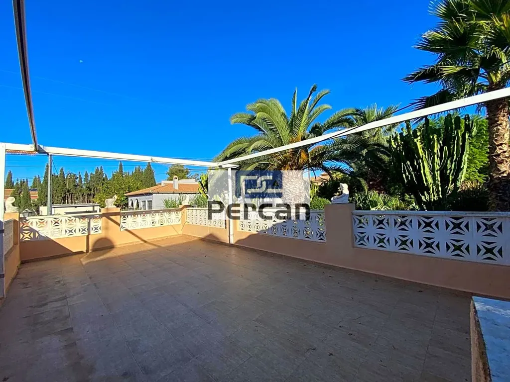 Terrass - Rustic Finca with Pool in Alicante