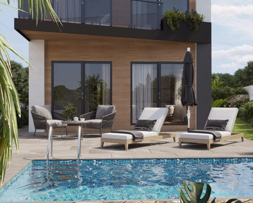 Pool - Contemporary Villa with Pool in Finestrat
