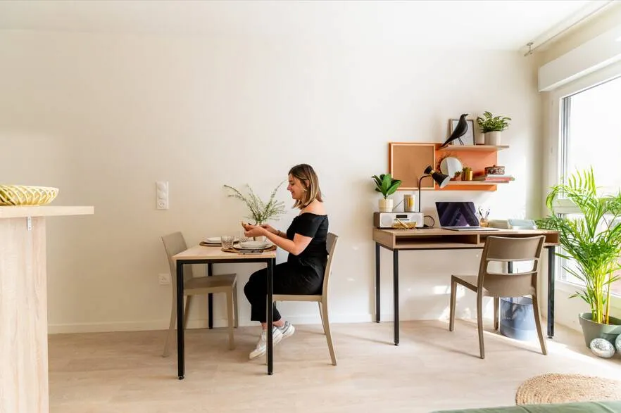 Salle à manger - Appartement Meublé à Partager au Havre