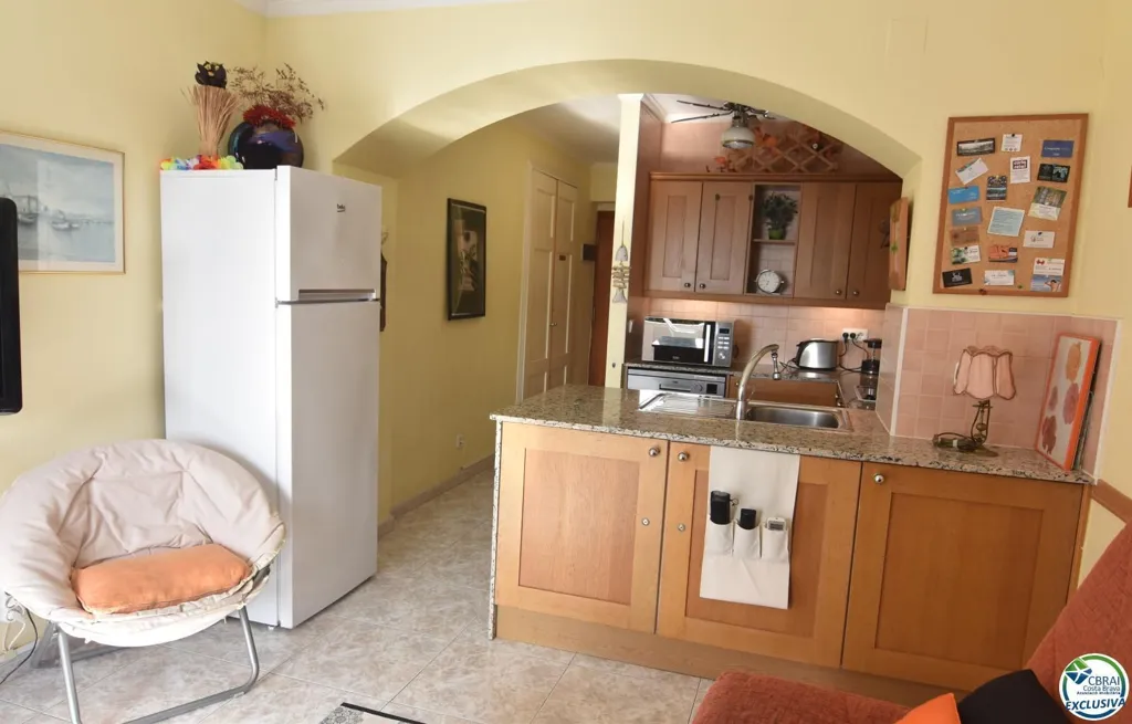 Cuisine - 1-Bed Apartment with Pool in Santa Margarita