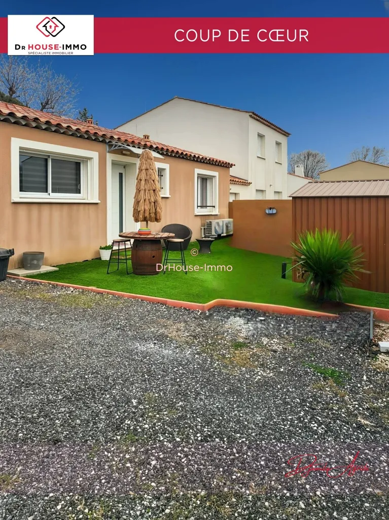Garden - Contemporary House with Garden in Pignans