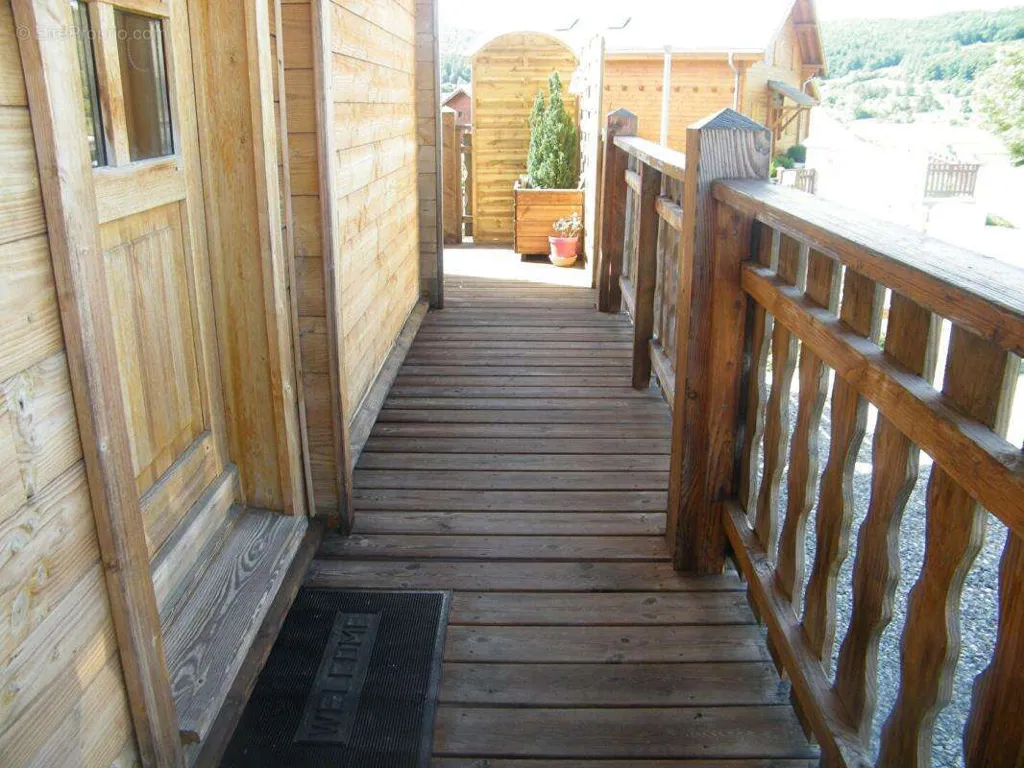 Balcon - Chalet avec Vue Montagne à Ancelle