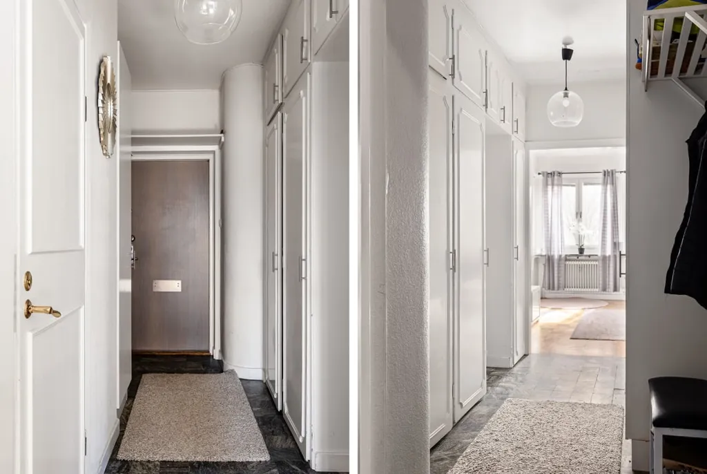 Entrée - Funkis Flat with South-Facing Balcony in Stockholm