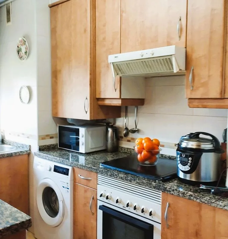 Cuisine - 1-Bed Flat with Garage in Avilés