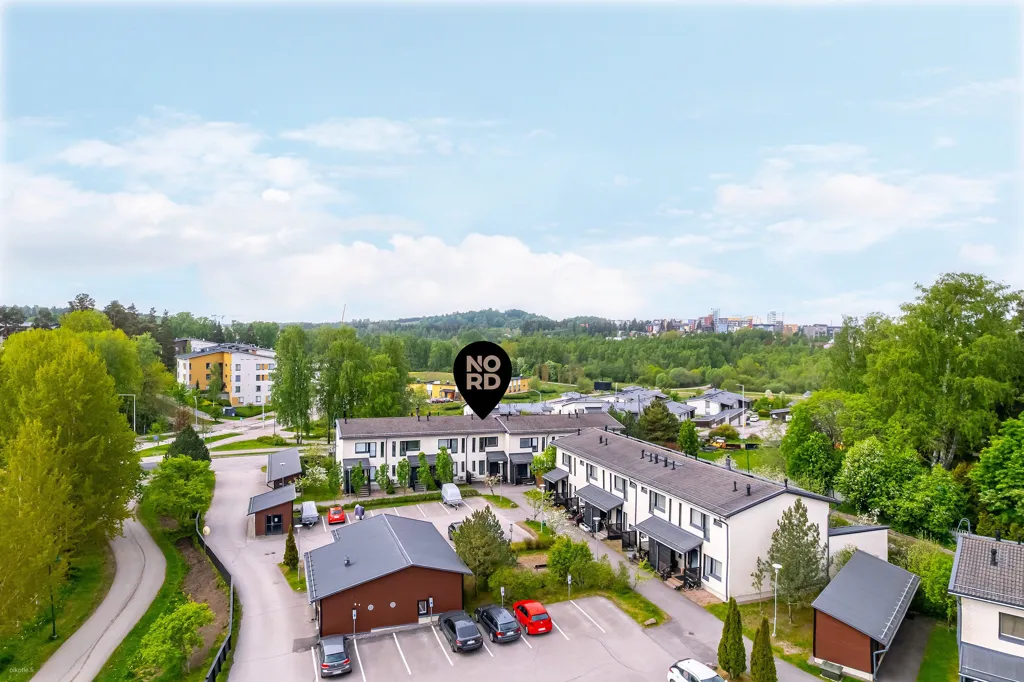 Õhuvaade - Modern Apartment with Sauna in Kaivoksela