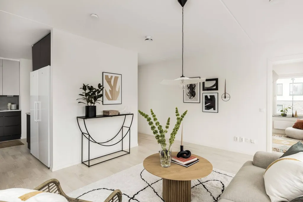 Séjour - Apartment with Modern Amenities in Linköping