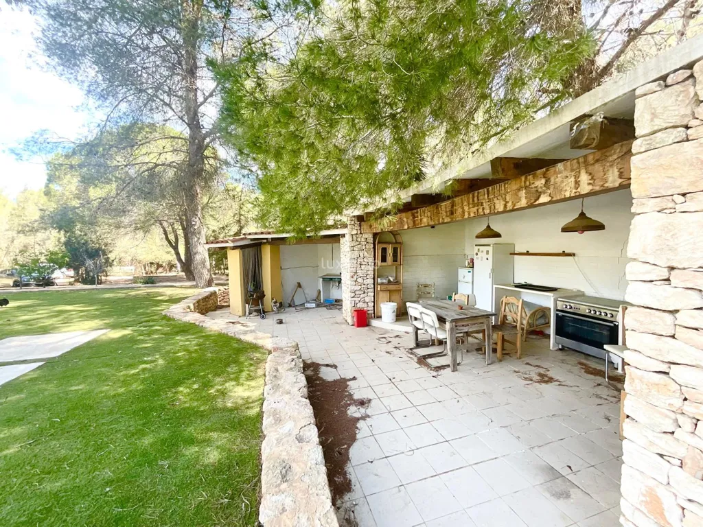 Terrass - Traditional Finca with Forest View in Santa Eulalia