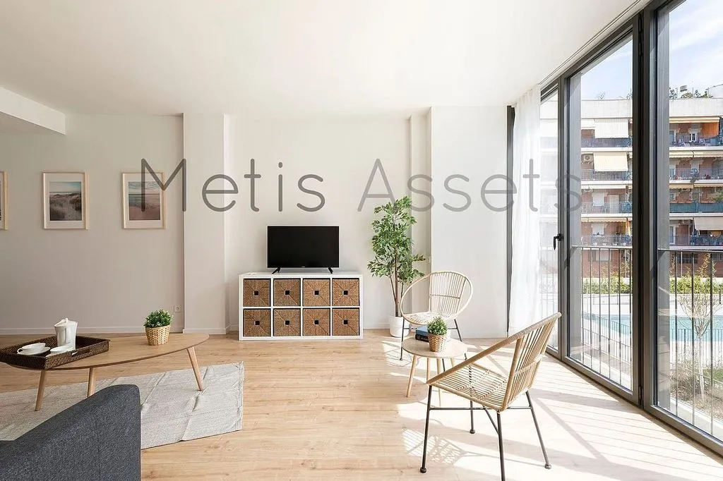 Soggiorno - Apartment with Pool in El Poblenou
