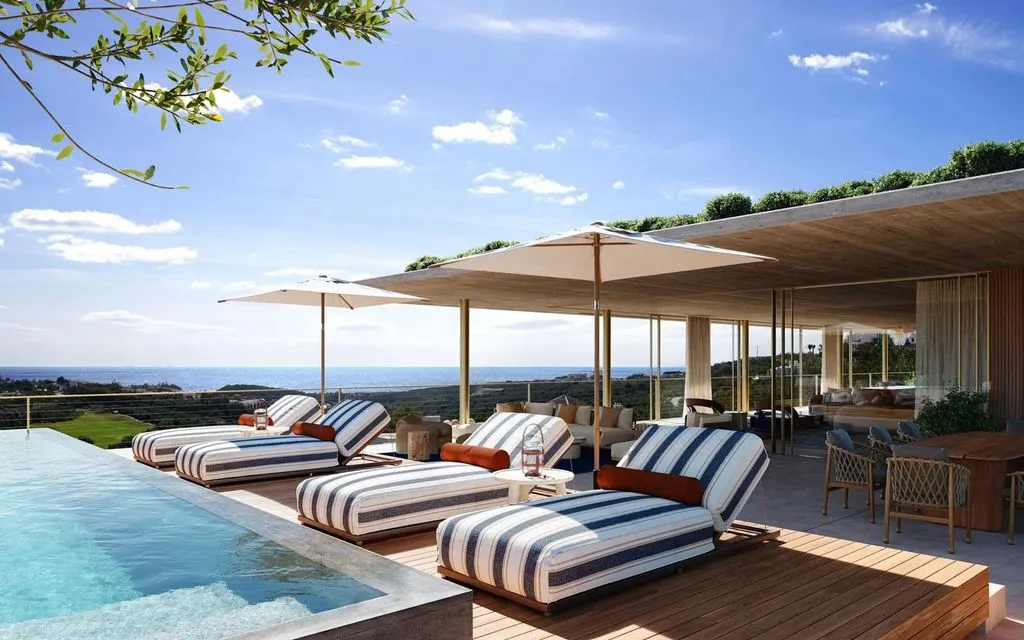 Piscine - Luxury Apartment with Sea View in Casares