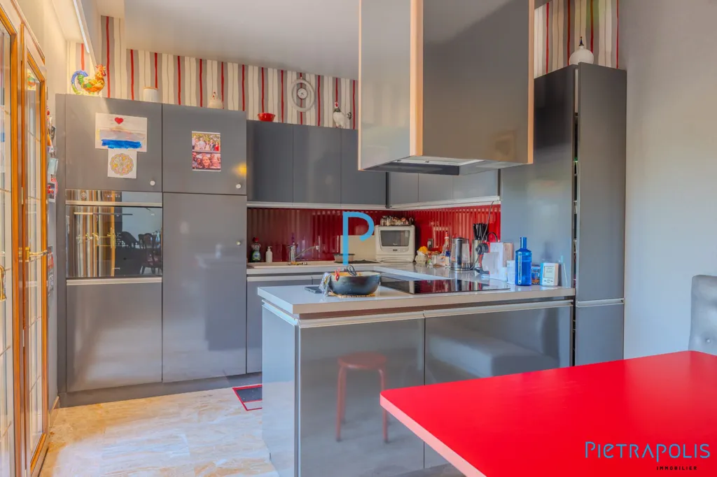 Kitchen - Architect-Designed House with Garden in Thizy