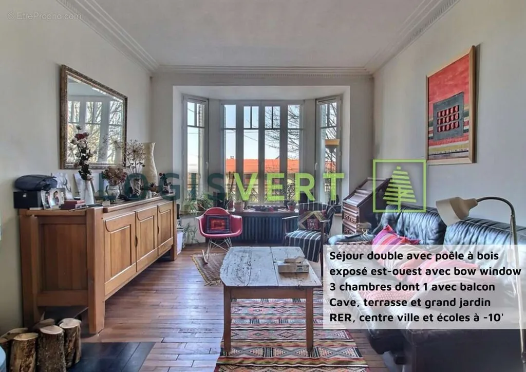 Séjour - Maison Tripode avec Terrasse à Palaiseau