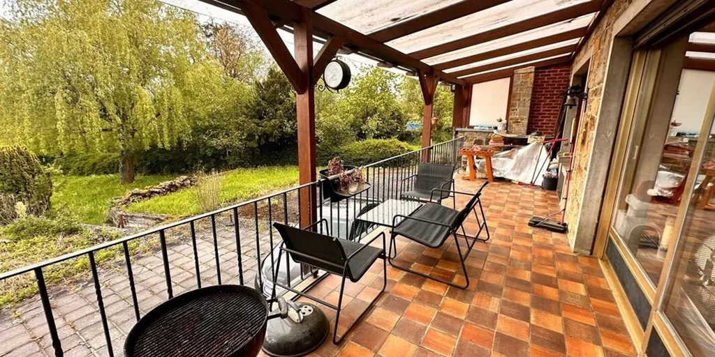 Terrasse - Maison Charmante avec Terrasse à Barvaux-sur-Ourthe