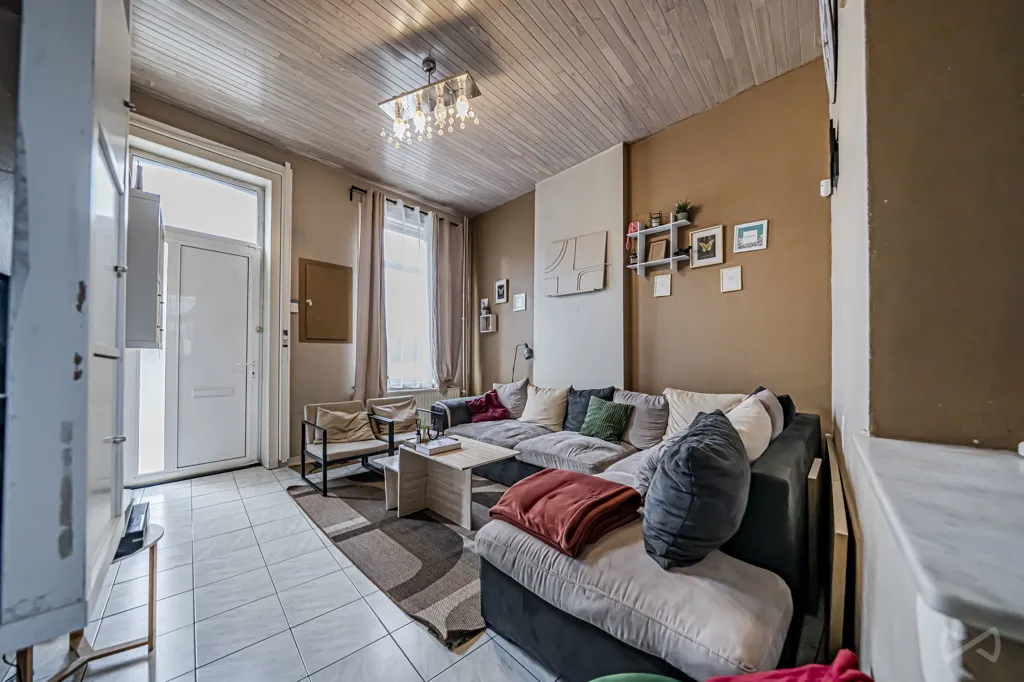 Séjour - Maison Fonctionnelle avec Jardin à Dampremy