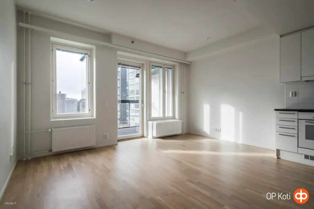 Séjour - Studio Apartment with Glazed Balcony in Espoo