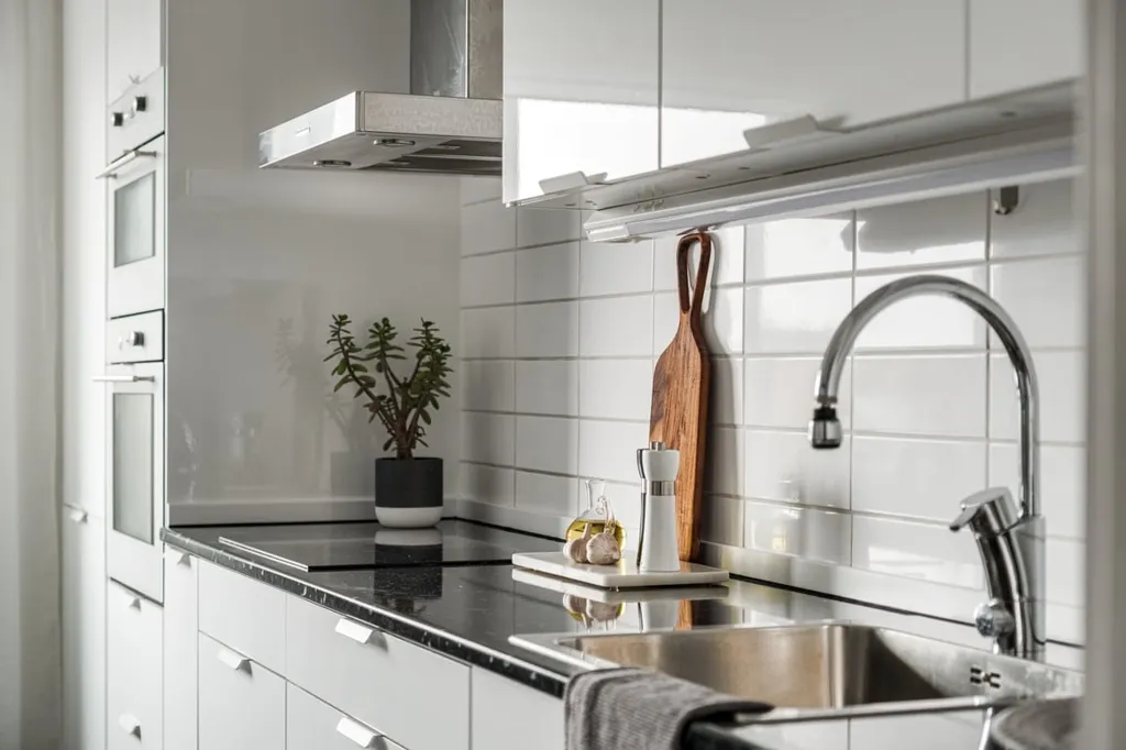 Cuisine - Apartment with Balcony and View in Göteborg