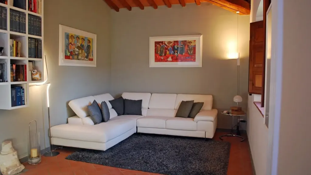 Séjour - Napoleonic Villa Apartment with Panoramic View in Pontassieve