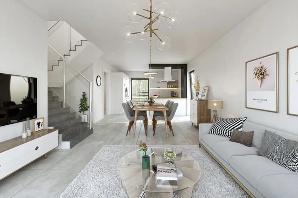 Elutuba - Duplex Flat with Terrace in Nimy, Mons