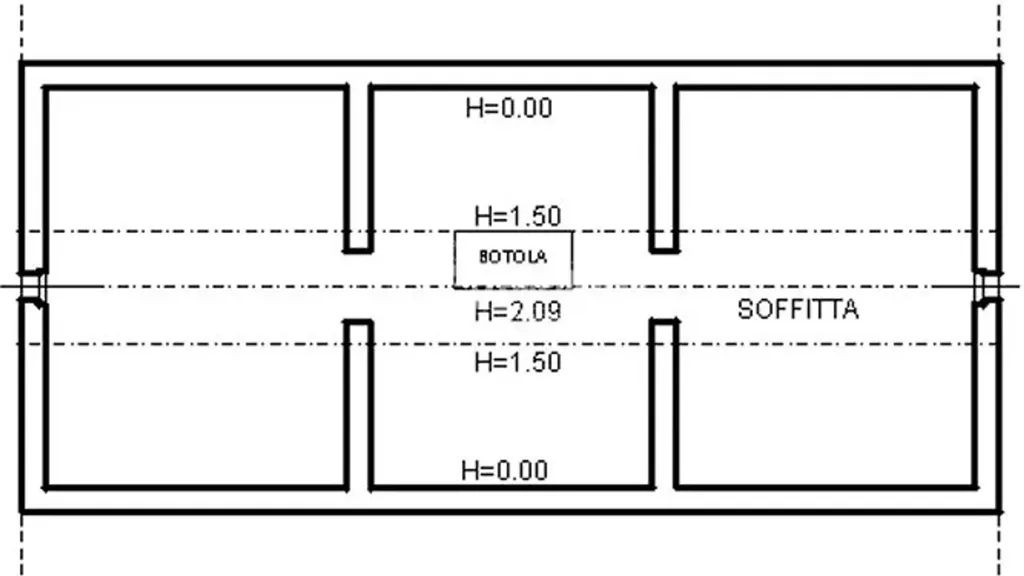 Plan - Villa with Mountain View in Belluno