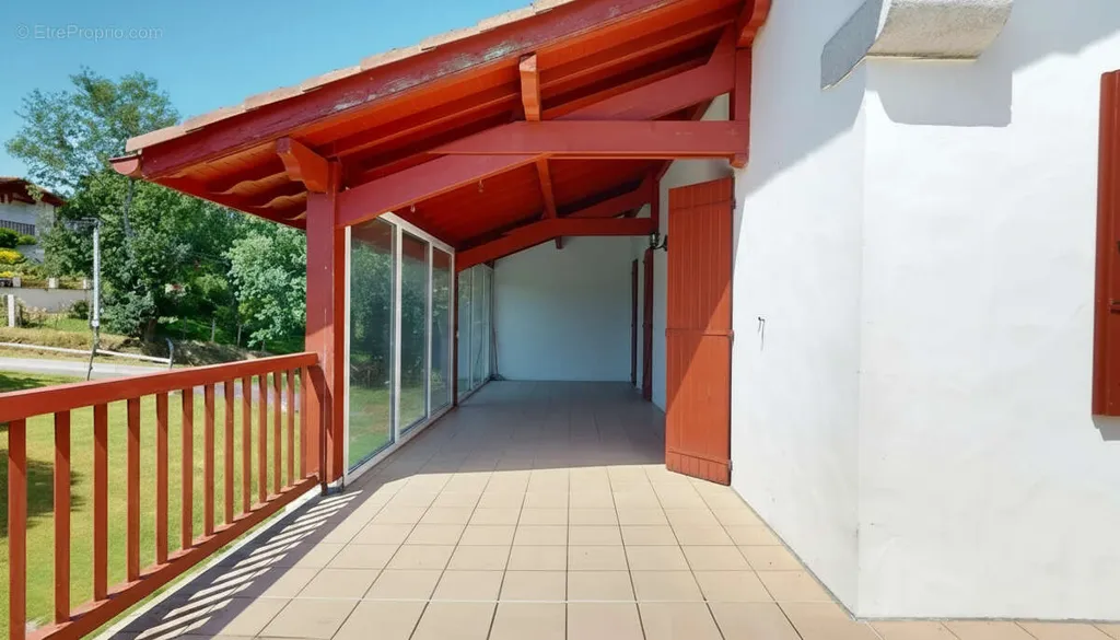 Terrass - Family House with Complete Basement on Hasparren Heights