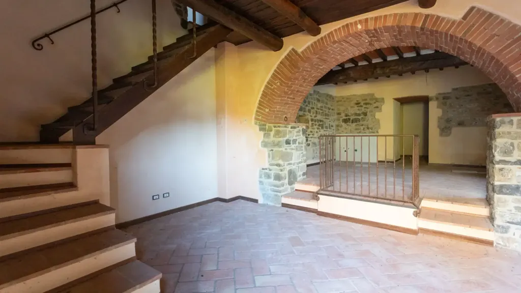 Living Room - Casale with Pool in Gaiole in Chianti