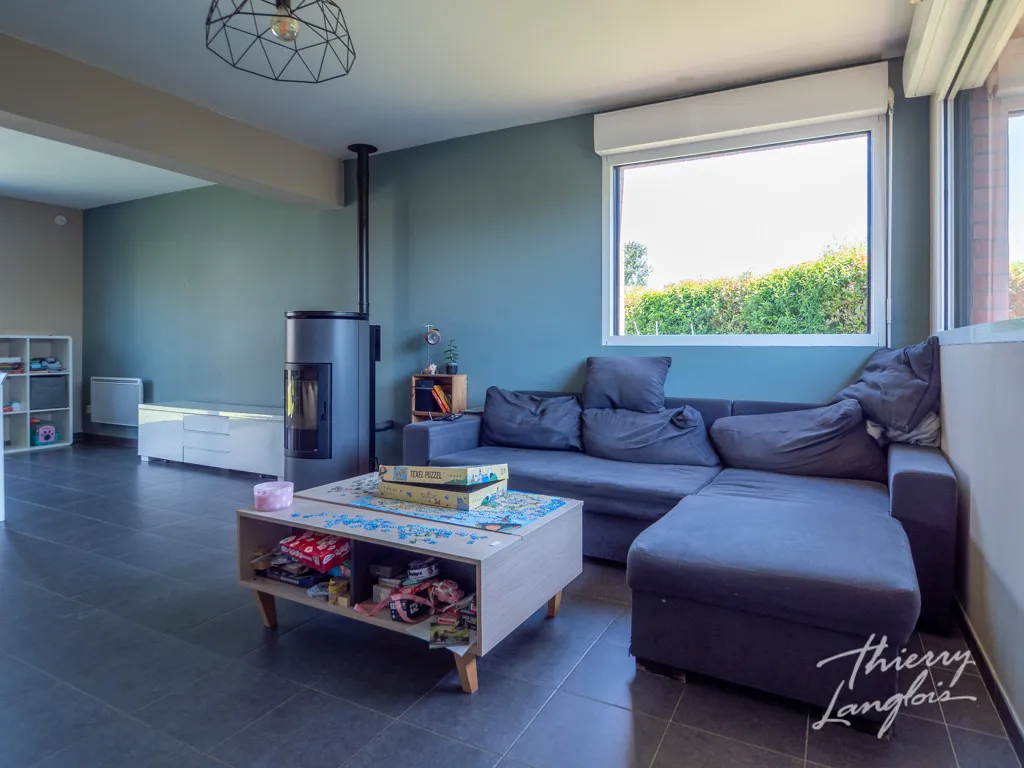 Living Room - Contemporary Villa with Garden near Cysoing