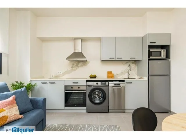 Kitchen - Modernised One-Bedroom Apartment in Valencia